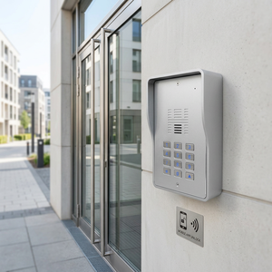 Interphone audio-vidéo sans fil 4G avec clavier pour appartement, contrôle de porte, interphone d'immeuble - Product Image 1