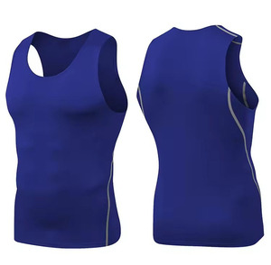 Camiseta sin mangas de algodón personalizada al por mayor de alta calidad para hombre, estilo oversize, para gimnasio, correr y fitness - Product Image 3