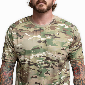 เสื้อเชิ้ตตกปลาลายพรางสำหรับผู้ชาย EVELYN OEM ODM แบรนด์ Bayer เสื้อผ้ากันแดดระบายอากาศ เสื้อฮู้ดกันลมสำหรับฤดูร้อน เสื้อผ้าสำหรับล่าสัตว์ - Product Image 1