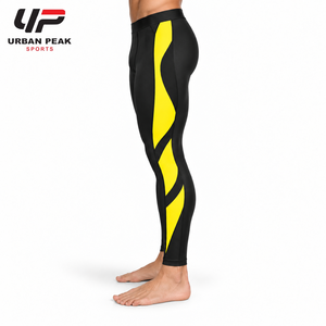 Legging pour homme durable avec coutures renforcées, matière extensible et construction confortable pour la course à pied et l'entraînement en salle de sport - Product Image 4