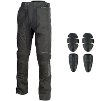 Pantalon textile de moto imprimé grande taille pour les longues balades, avec tissu respirant, protection de genou CE niveau 1, imperméable