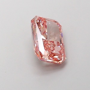 Diamante Cultivado en Laboratorio CVD de 1.58 Quilates, Corte Radiante, Color Rosa Intenso Marrón, Claridad VS1, Pulido Excelente, Gema Suelta - Product Image 1