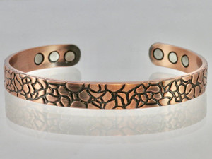 Antique <b>Copper</b> Plated Cuff <b>Bracelet</b> With christian sign Pattern Vintage Style Unisex Jewelry Adjustable Wrist Band men women - Product Image 2