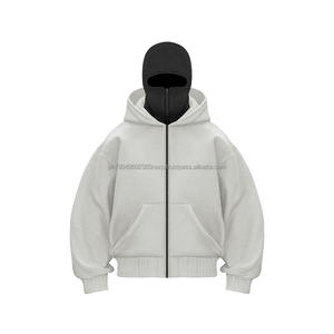 Nouvel Arrivage – Sweat à Capuche Zippé Personnalisé pour Homme, Modèle Épais avec Fermeture Éclair Intégrale et Cagoule Intégrée, Qualité Supérieure, Collection 2026 - Product Image 4