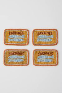 Decorative Handmade <b>Beaded</b> <b>Coaster</b> Set Multicolor Modern Dining Table Accessory At Best Price - Product Image 3