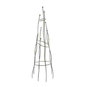 Obelisco de hierro ligero para plantas de jardín, soporte para plantas trepadoras, ajustable y conectable, el más vendido. - Product Image 6