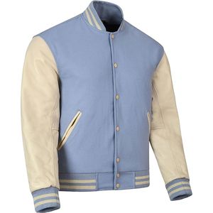 Blouson universitaire en laine fine personnalisé 2026 pour femme – Qualité supérieure, coupe oversize, style bomber, broderie tendance, hiver, pour couple - Product Image 3