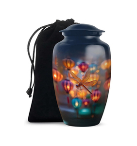 โกศบรรจุอัฐิทองเหลืองทำมือสมัยใหม่สำหรับผู้ใหญ่ โกศตกแต่งสำหรับงานศพสำหรับชายและหญิง ราคาขายส่ง - Product Image 5