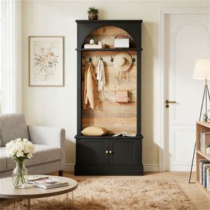 Appendiabiti da Ingresso con Ganci, Scarpiera e Portaoggetti - Product Image 3