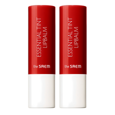 The Saem Sammul Essential Tint <b>Lip</b> <b>Balm</b> RD01 4g 2ea Fruit Flavored Moisturizing <b>Lip</b> <b>Balm</b> Herbal Ingredients Discounted Price - Product Image 1