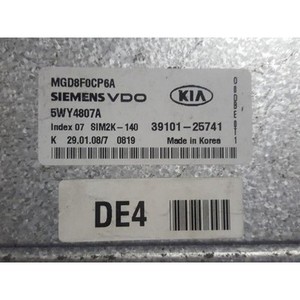 Unidad de Control del Motor / ECU Magentis 2005-2010 Usada OEM 3910125741 - Product Image 2