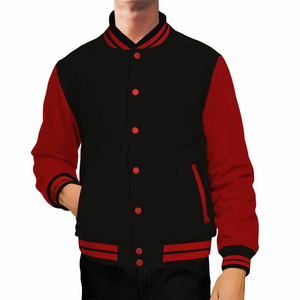 Original Men Varsity <b>Jacket</b> Wool Fabric Regular <b>Leather</b> Sleeves Breathable and Quick Dry Customized logo Varsity <b>Jacket</b> for Men - Product Image 2