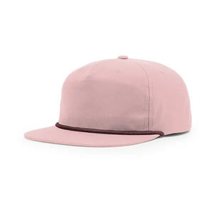 Servicios OEM, Diseño Personalizado con Logotipo, Gorra Clásica de 5 Paneles con Cuerda, Gorra Lisa sin Estructura, Gorra de Nylon Perforada con Corte Láser - Product Image 6