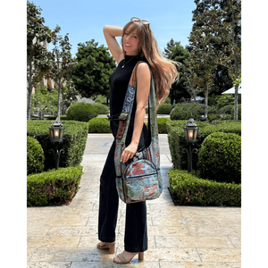 Borsa Hobo Vintage da Donna con Tasche Portabottiglie, Design Elegante Ispirato al Vintage - Product Image 3