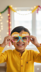 Gafas de Papel Ecológicas Coloridas y Ajustables para Holi, Accesorios para Fotos, Decoración, Celebraciones Divertidas, Venta al Por Mayor OEM - Product Image 3