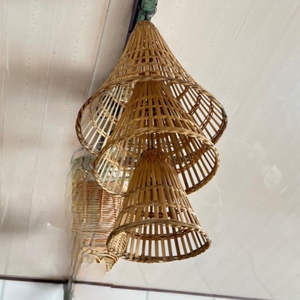 Prix de gros pour abat-jour en osier artisanaux du Vietnam pour jardin vert avec logo personnalisé - Product Image 5