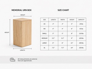 Handmade Wooden Cremation Urn Ocean Heart Resin Inlay <b>Memorial</b> <b>Box</b> Ocean Heart Resin Wooden Cremation Urn Handmade Ocean Wave - Product Image 2