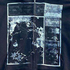 Sudadera con Capucha y Cremallera con Serigrafía, Logotipo Personalizado, Diseño Elegante, Tela Cómoda para Uso Diario - Product Image 5