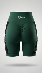 กางเกงขาสั้นออกกำลังกายเอวสูง ระบายอากาศดี สไตล์สตรีทแวร์ สำหรับเล่นกีฬา ยกกระชับสะโพก เหมาะสำหรับโยคะ ฟิตเนส ผู้หญิง ผ้าไร้ตะเข็บ ช่วยยกก้น - Product Image 5