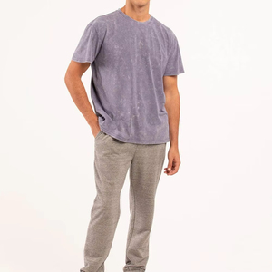 T-shirt unisexe 100 % coton pour homme, coupe formelle, délavé à l'acide, léger, haute qualité, personnalisable (logo et couleur) - Product Image 5