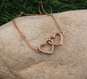 Collar de Corazón Vintage Personalizado de Plata de Ley 925 con Circonita Cúbica AAA, Colgante Romántico de Amor, Joyería Chapada en Platino, Regalo de Aniversario - Product Image 1