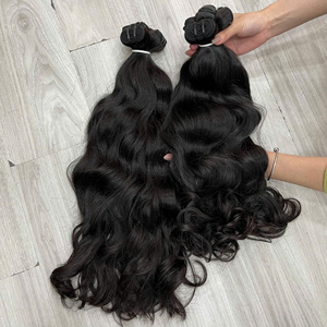 ¡Caliente! Paquetes de Cabello Humano Vietnamita de Cutícula Doble, Crudo, Súper Grueso y con Puntas Llenas, Precio Mayorista Asequible - Product Image 1