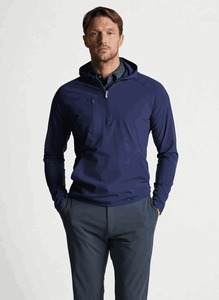 Sudaderas con Capucha de Invierno para Hombre, Mezcla de Poliéster/Algodón de Primera Calidad, con Cierre de Cremallera de un Cuarto, Logotipo Personalizado Bordado, Transpirables - Product Image 4