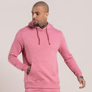 Conjunto Deportivo Rosa para Hombre, Sudadera con Capucha de Manga Larga, Bolsillos Laterales, Ropa Casual, Transpirable, Corte Regular, Estilo Invernal - Product Image 2