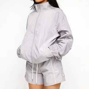 loose fitting 2026 Custom Logo Sportswear Sweatsuit Workout Fitness Fleece <b>Plus</b> <b>size</b> <b>Jogger</b> <b>Sets</b> Tracksuit for Women - Product Image 4