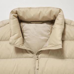 Men's Winter Lightweight Nylon Waterproof Windproof Outdoor <b>Jacket</b> Breathable <b>Packable</b> Puffer Canvas Lining Mandarin Plain Dyed - Product Image 3