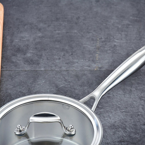 Stylish Stainless Sauce <b>Pan</b> With Durable Finish For Long Lasting Kitchen Cooking Performance - Product Image 4