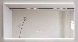 Espejo de Baño Rectangular de Vidrio con LED Daystar Trade, Montado en la Pared, Interruptor Táctil, Diseño Moderno y Minimalista, Retroiluminado - Product Image 2