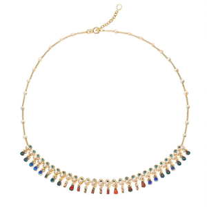 Fashion Body Chain Peacock Matte Ear Chains - Product Image 2