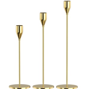 Elegant Metal Handmade Portable Wedding Candle Stand Home Dcor Romantic Lighting Festive Decoration <b>Table</b> <b>Centre</b> Piece Styling - Product Image 1