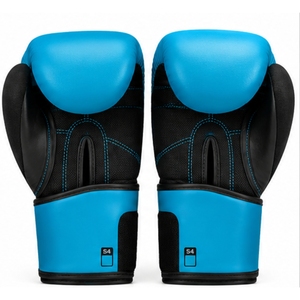 Guantes de Boxeo Profesionales de Microfibra con Cierre de Velcro Ajustable para Entrenamiento, Guantes de Boxeo con Acolchado Grueso - Product Image 2
