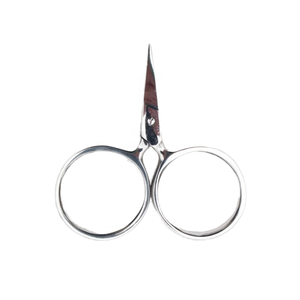 Ciseaux de beauté Style 420 à tête courbée, en acier inoxydable tranchant, outil pour peaux mortes et ongles, coupe-sourcils droit QORVEX INSTRUMENTS - Product Image 1