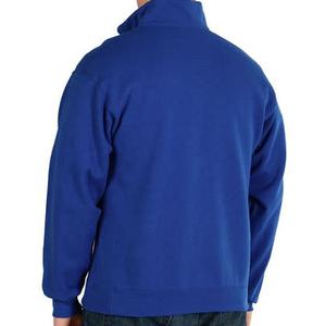 Sweat-shirt polaire unisexe de haute qualité 1/4 à fermeture éclair, col haut, fermeture éclair 100% coton, brodé pour club d'équipe - Product Image 2