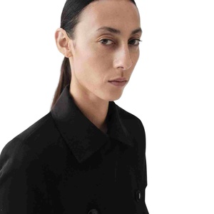 New Fashion Waterproof Embroidered Trench <b>Coat</b> British Style Long Sleeve Long Length <b>Women</b> Winter <b>Belted</b> <b>Coat</b> Polyester Lining - Product Image 5