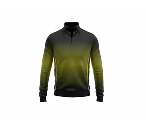 Performance Sublimation Quarter Zip Jacket Manufacturer <b>Men</b> Women Youth Sportswear Quick Dry Team <b>Pullover</b> - Product Image 6