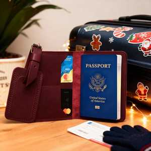 Vintage Genuine Leather <b>Passport</b> Holder Full Grain Leather Travel <b>Wallet</b> Luxury <b>Passport</b> Cover Wholesale Manufacturer LPH-0310 - Product Image 5