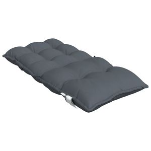 Ensemble de 6 coussins de chaise anthracite à dossier bas pour le soutien lombaire et le confort de la siège - Product Image 6