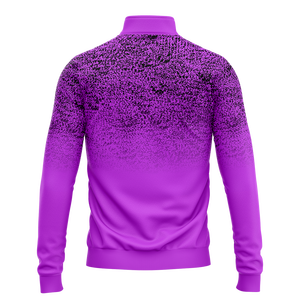 Sudadera de cuello alto para hombre con logotipo personalizado, media cremallera, de algodón polar grueso, corte regular, ecológica, sublimación, cremallera 1/4 - Product Image 2