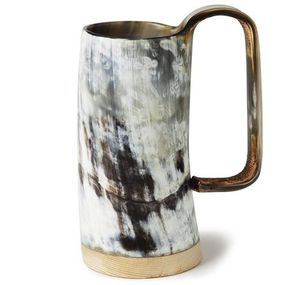 Mug personnalisable en corne de buffle de qualité supérieure, moderne et élégant, fait main, finition lisse, passe au lave-vaisselle, pour les amateurs de bière - Product Image 3