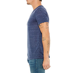T-shirt pour homme en coton lourd noir - 100% coton respirant et à séchage rapide, manches courtes, coupe classique, style décontracté - Product Image 1