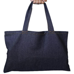 Bolsa de Mano Grande de Lona de Algodón Orgánico al por Mayor, Bolsa de Compras Reutilizable con Cremallera, Impresión de Logotipo Personalizable, Serigrafía Reciclable - Product Image 1