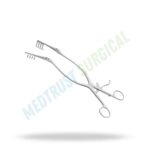 Rétracteur Beckman 4x4 à 4 griffes, 31,5 cm, instrument chirurgical neurochirurgical pour la rétraction tissulaire - Product Image 4