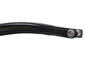 Brida Anatómica Inglesa de Cuero Negro Acolchado Premium FAB International, Cómoda y Duradera para Entrenamiento y Exhibición - Product Image 4