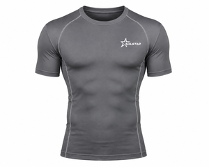 Haut de compression pour homme de haute qualité à séchage rapide, vêtement de sport léger pour la course à pied et l'entraînement en salle de sport, haut tendance - Product Image 3