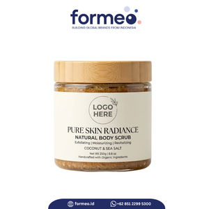 Gommage corporel OEM sous marque privée, exfoliant en profondeur, hydratant et polissant pour la peau, fournisseur en gros ODM - Product Image 4