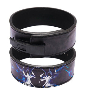 Cinturón de Cuero Premium para Gimnasio con Hebilla de Palanca, Cinturón Ajustable para Levantamiento de Pesas, Cinturón de Powerlifting de Cuero Genuino, Talla Personalizada - Product Image 5